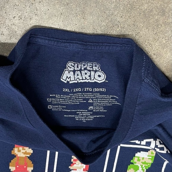 Nintendo NES Super Mario Bros Character Graphic Tee T-Shirt - Picture 4 of 7